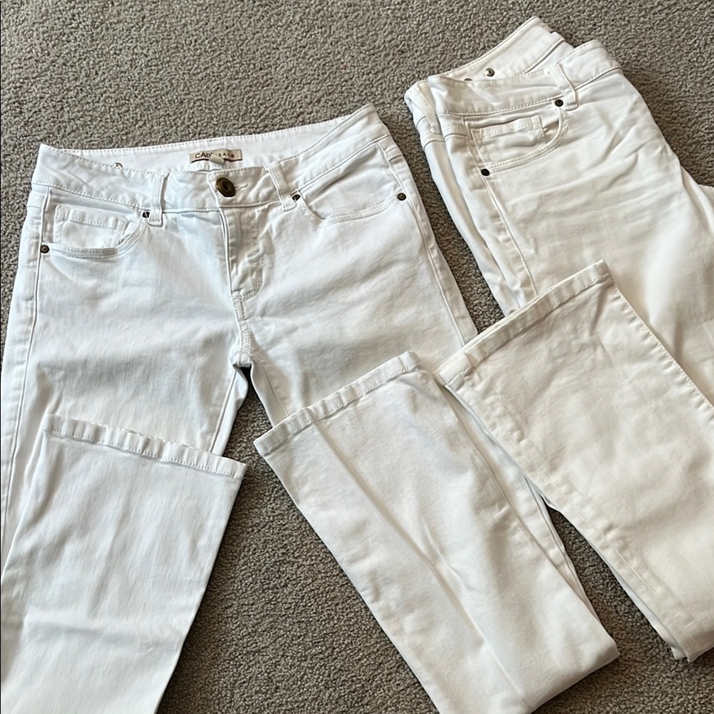 Women's White Cabi Jeans size 2 - 2 pair - Picture 4 of 6
